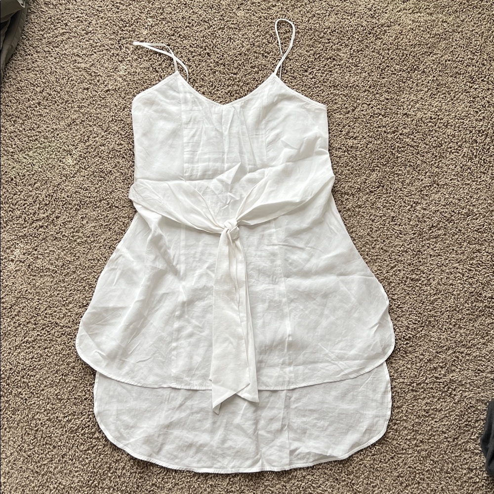 Express cami tie front tunic